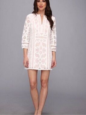BCBG white lace